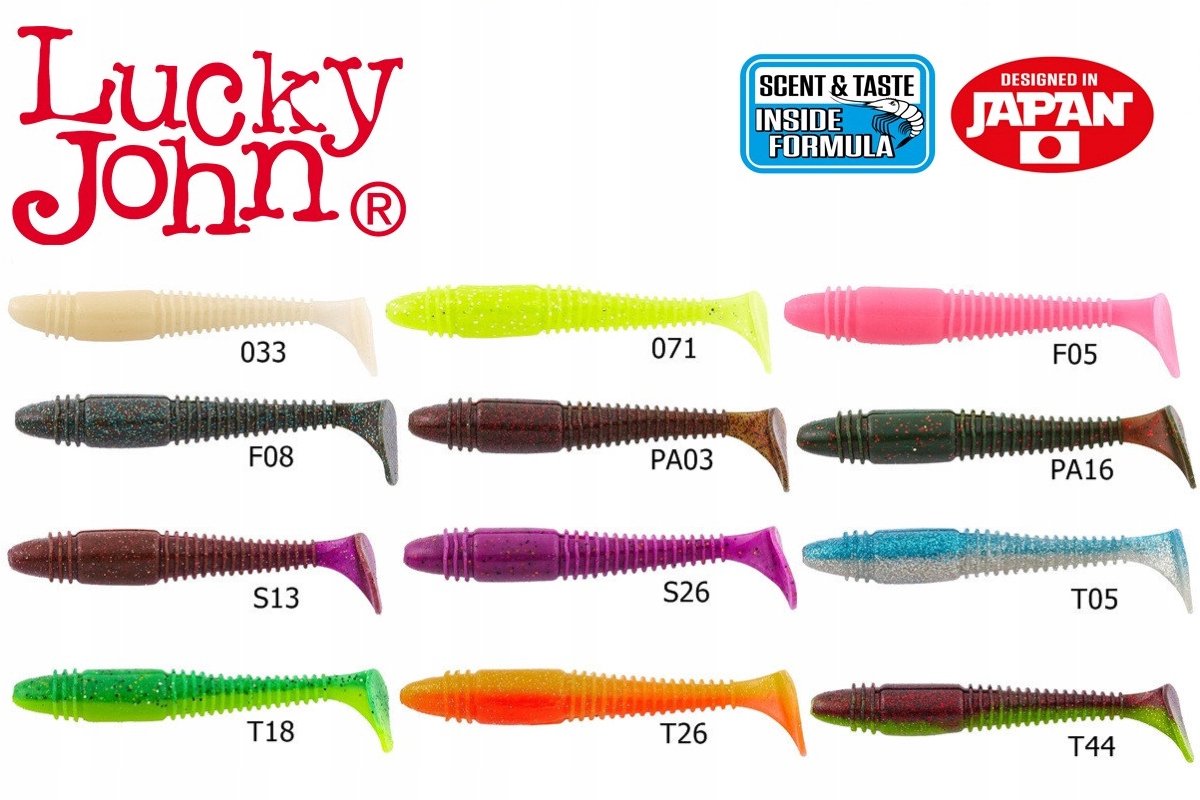 Lucky John Tioga Vet 11,4cm - 4 stuks, PA03