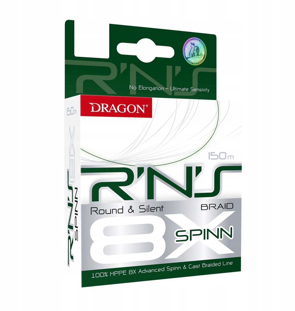 Dragon RNS Spinvlecht Groen 0.08mm 150m - Stille & Gevoelige Hengelsportlijn