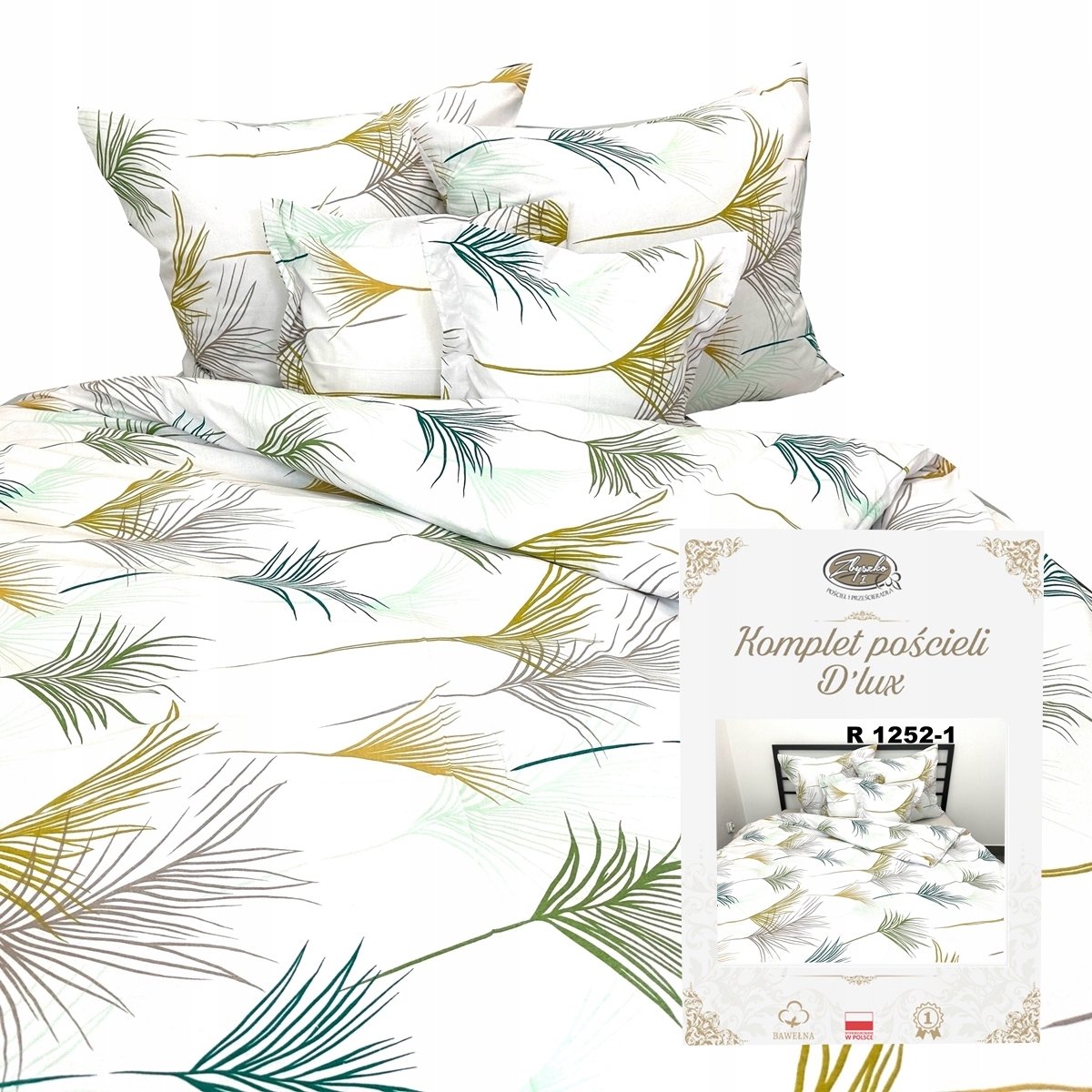 100% Katoenen Dekbedovertrek D'LUX 220x200 - Nederlands Product