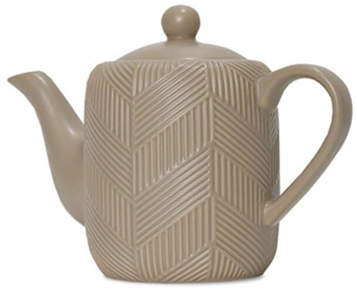 Maestro GEOMETRY BEIGE Keramische Theepot 900ml