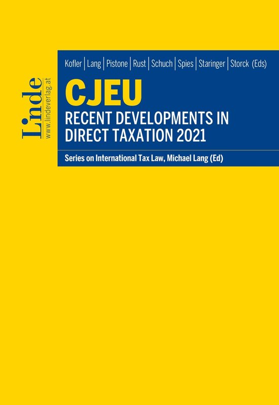 Schriftenreihe zum Internationalen Steuerrecht 132 - CJEU -  ... - cover