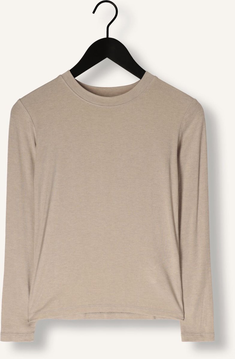 WITHBLACK Wbljosefine Ls Tee Tops & T-shirts Dames - Shirt - Beige - Maat XL