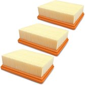 Vhbw 3x filtre plissé plat compatible avec Kärcher AD 2 Battery Set, AD Vhbw 3x filtre plissé plat compatible avec Kärcher AD 2 Battery Set, AD
