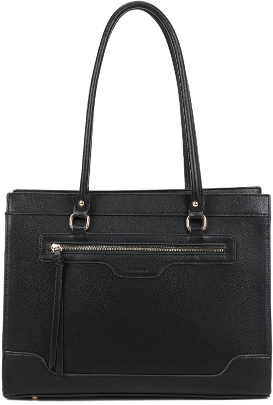 Gallantry® - Sac à main femme - Sac de travail, cartable et ordinateur portable - Déperlant - Format A4 - Zwart