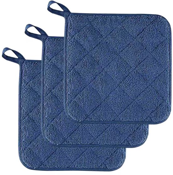 Maniques en tissu éponge - 3 pièces - Maniques en tissu éponge