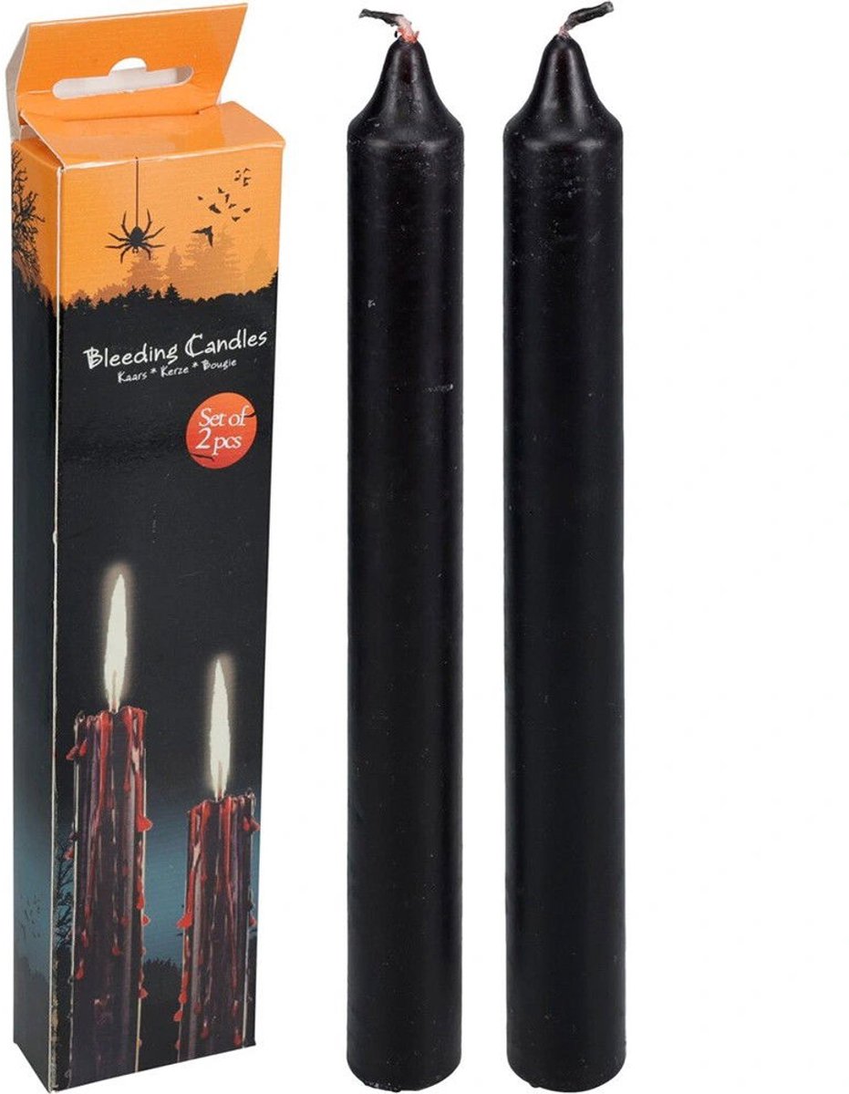 Buitengewoon de boet - Halloween Bloedende Kaarsen diameter2x19 c...