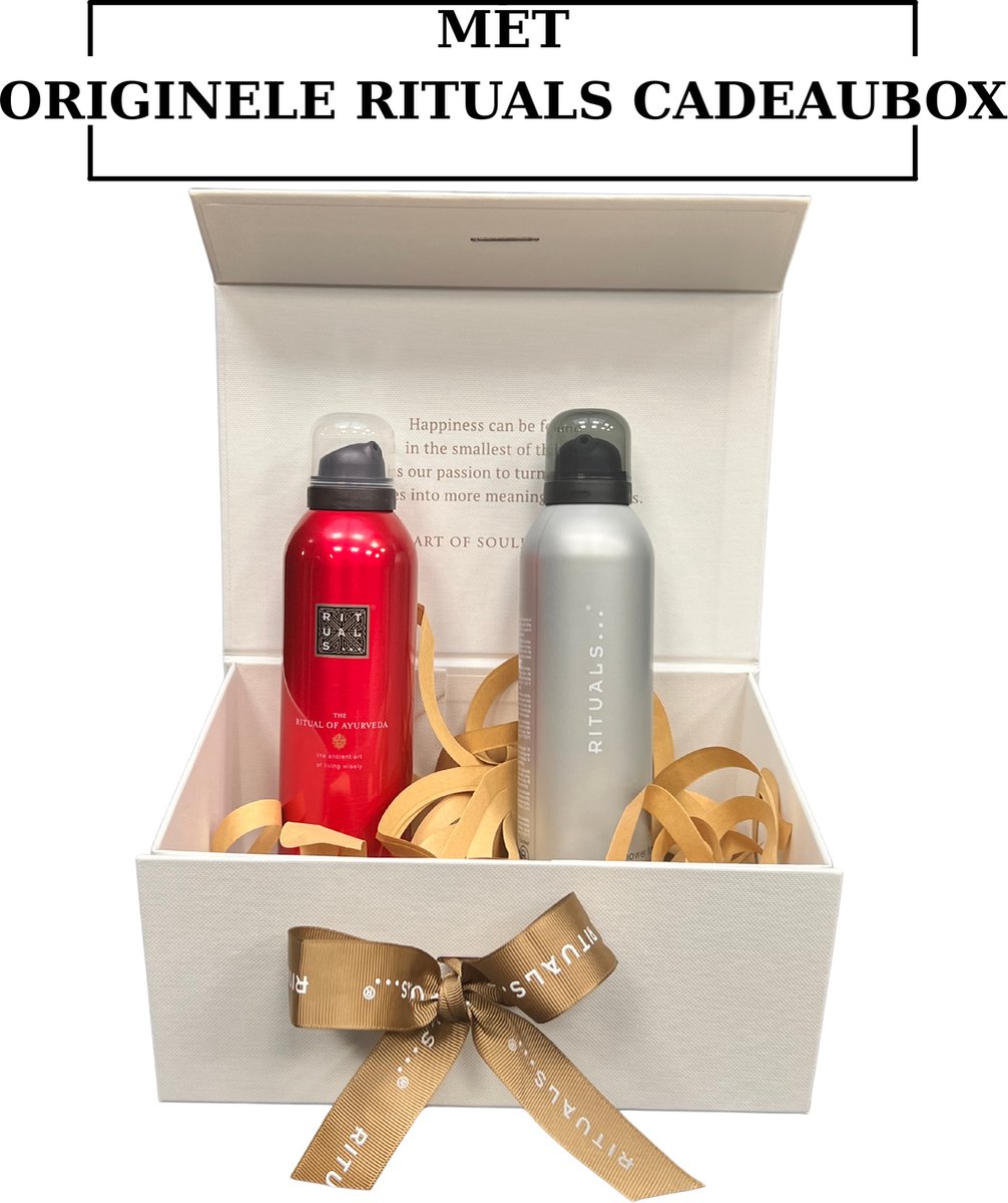 Rituals - Ayurveda - Sport - Geschenkset - 2X Shower Gel a 200 ml = 400 ml in Originele RITUALS Cadeaubox - Douchegel - Doucheschuim