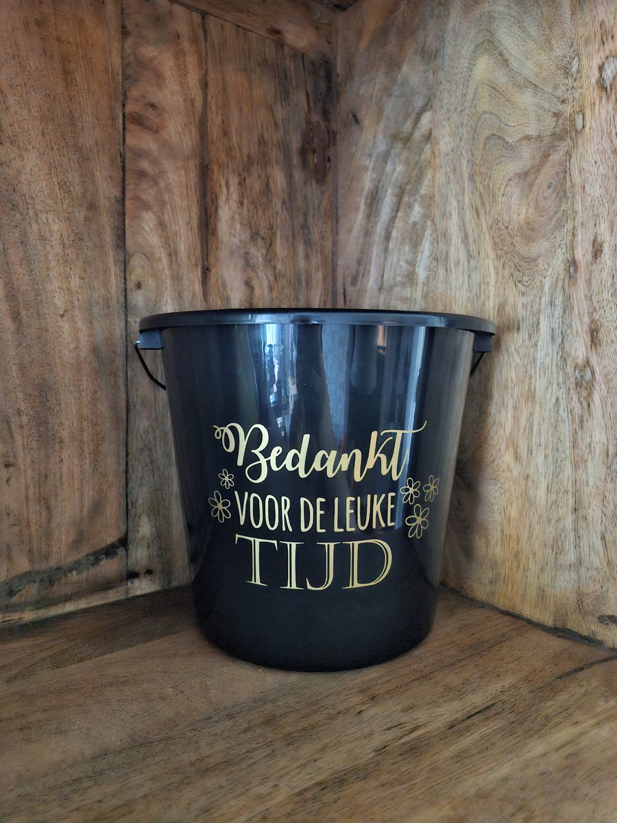 Cadeau emmer Bedankt voor de leuke tijd