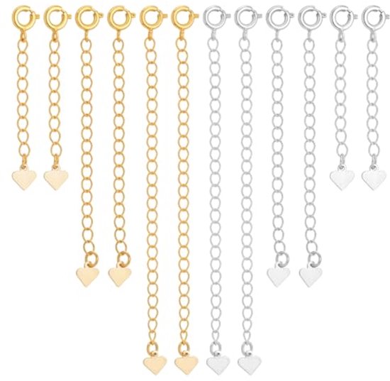 Stel Je Eigen Bedelketting Samen Goud Ca. 40cm 5cm Verlengketting Bedels 2 1