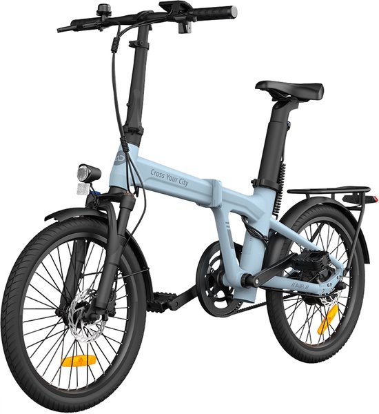 Elektrische vouwfiets -Air 20 Pro - Bafang motor - Automatische interne versnellingsnaaf - 40N.m koppel - Carbon-riem -Samsung accu -Blauw