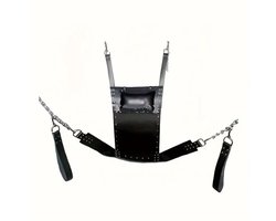 Sling de luxe, sex schommel, bdsm, dik hoogwaardig pu leer, sexmeubel, love swing.