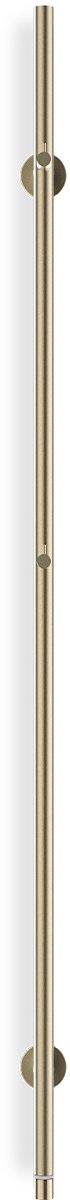 CREATE - 1 stangen - Elektrische handdoekverwarmer 60W/120W - Geborsteld goud - WARM TOWEL TUBE