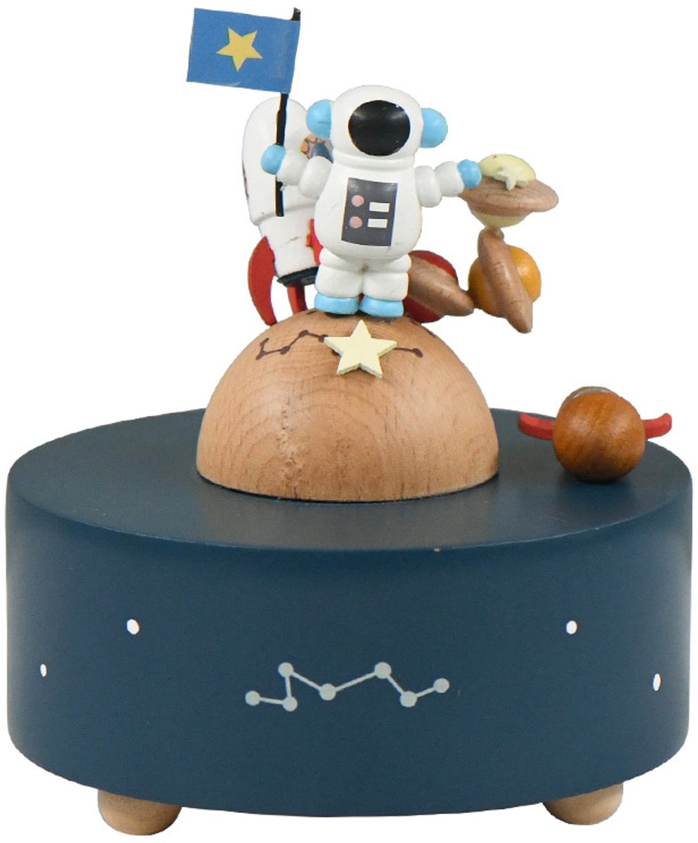 Bébli - Wooden Music Box Space - Melody: 'Yellow submarine'