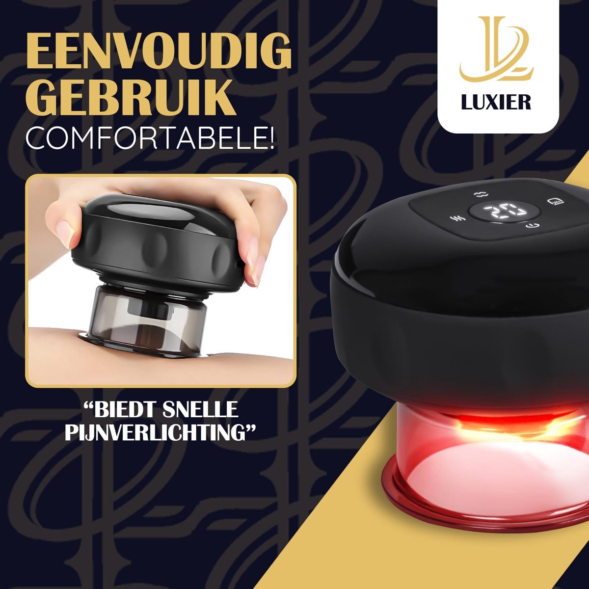 LUXIER Elektrische Cellulite Massage Apparaat met 12 Standen - afbeelding 2