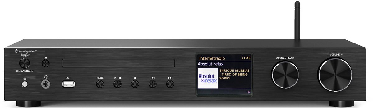 Soundmaster ICD4350SW - Stereo HiFi muziekcenter met internetradio DAB+ CD/MP3 USB en Bluetooth