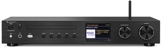Soundmaster ICD4350SW - Stereo HiFi muziekcenter met internetradio, DAB+, CD/MP3, USB en Bluetooth
