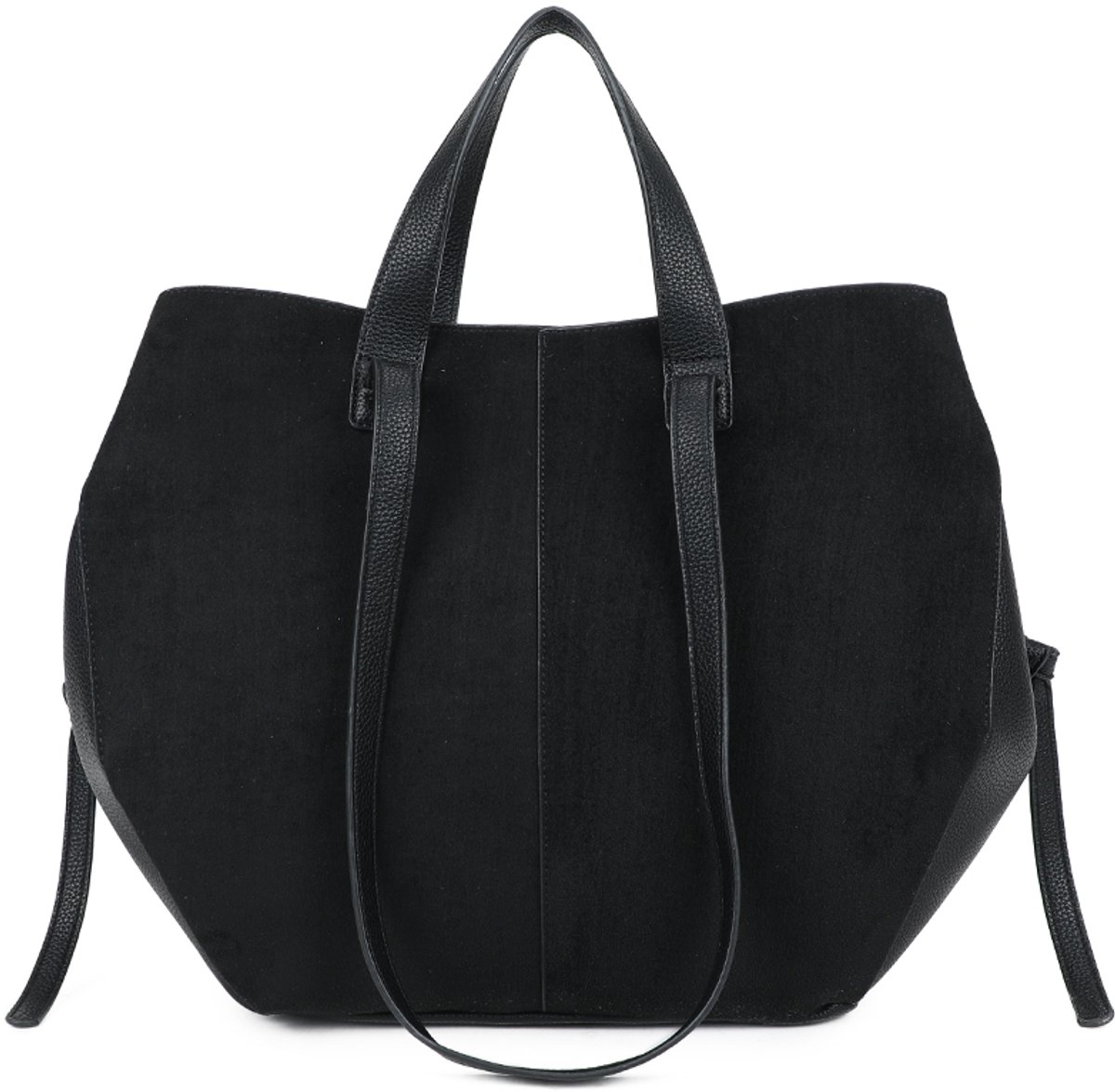 Gallantry® Dames Handtas – Shopper Tas – Grote Schoudertas – Werk Tas met Rits – Ruime Dames Tas - Zwart
