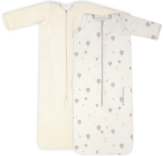 Puckababy Slaapzak 4 Seizoenen Baby - Zomerslaapzak en Winterslaapzak (6m-2,5j) - TOG 0.25 tot TOG 2.5 - Balloons
