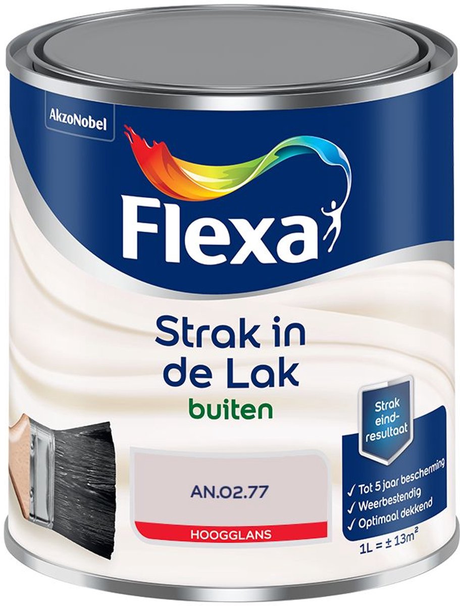 Flexa - Strak in de Lak Buitenlak Hoogglans - AN.02.77 - Mengverf - 1 L