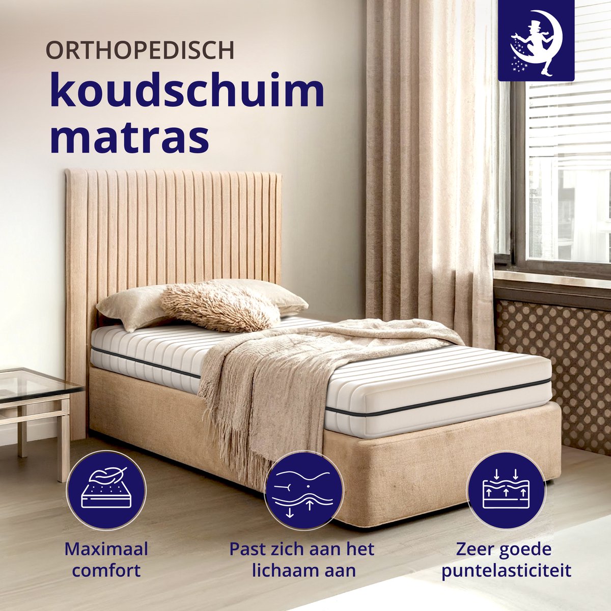 Matras 140x200 - Premium 7-zones Koudschuim thumbnail 5