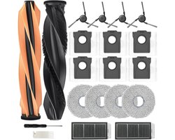 Accessoires Geschikt voor Dreame X50 Ultra Complete/ L50 Pro Ultra/L40s Pro Ultra, 2 x hoofdrolborstel, 6 x stofzak, 4 x zijborstels, 2 x filter, 4 x dweildoeken