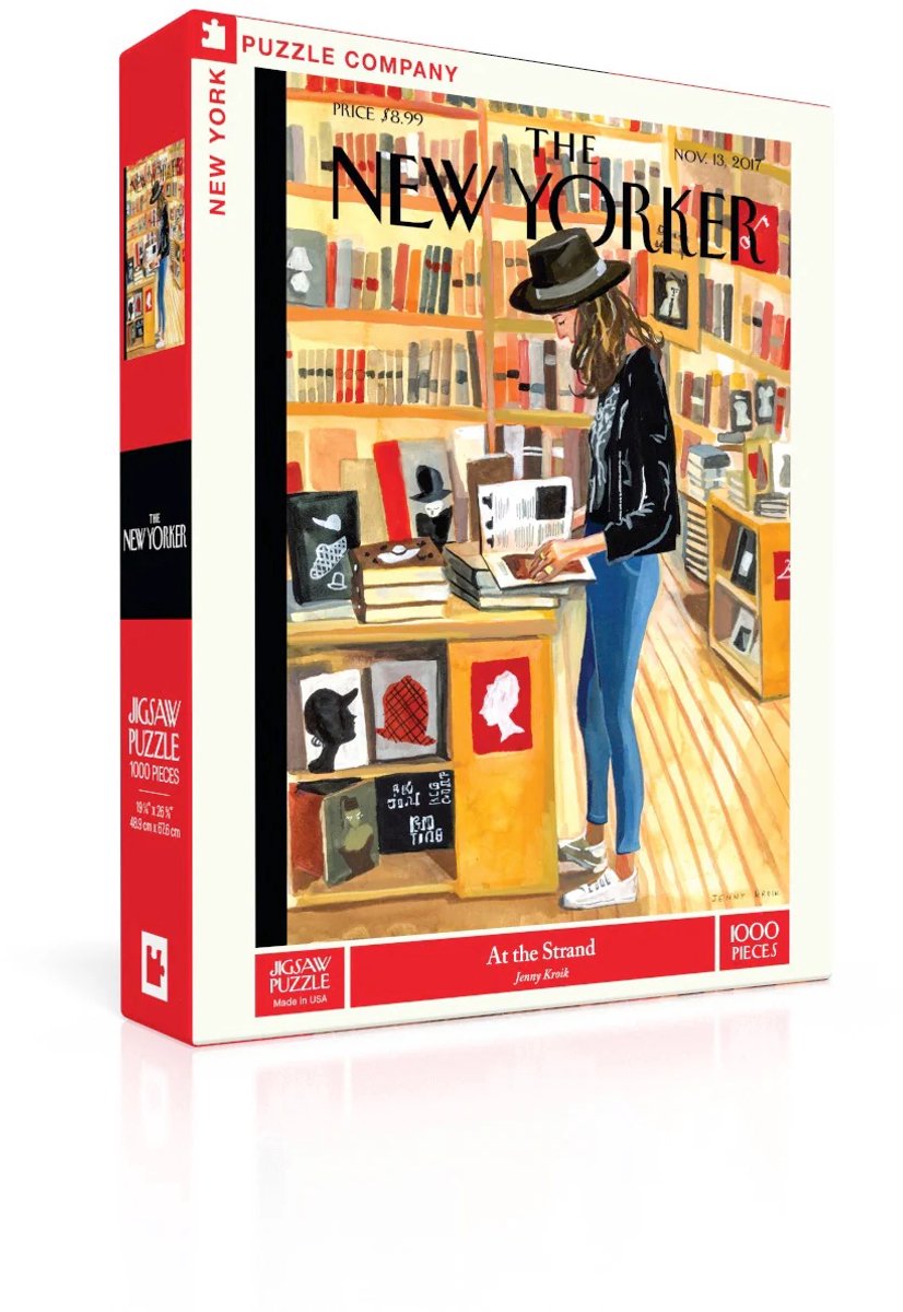 New York Puzzle Company - New Yorker At the Strand - 1000 stukjes puzzel