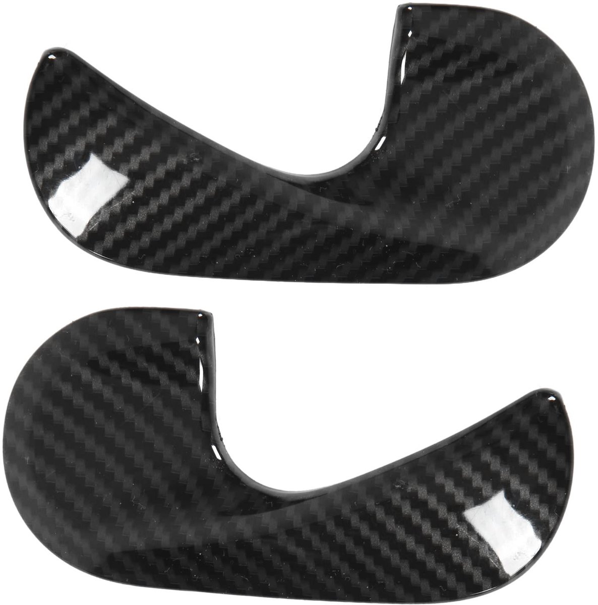 Smart Fortwo A453 C453 Deurhendel Cover Trim - Carbon Fiber Stijl - Beschermende Sticker 2015-2020