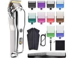 Tondeuse à cheveux SNJY® pour hommes, autonomie de 300 minutes, Argent
