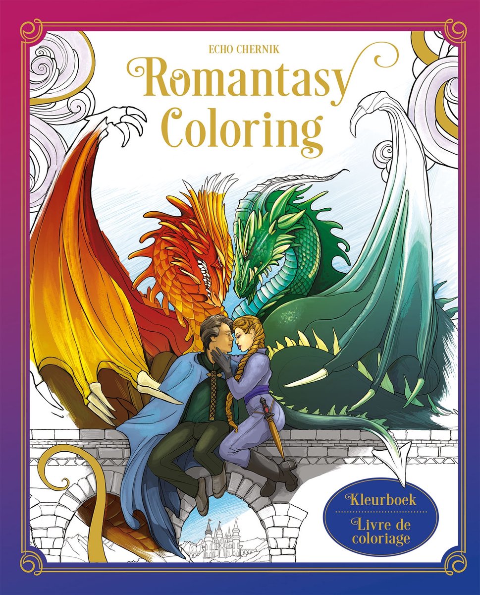 Romantasy Coloring Kleurboek / Romantasy Coloring Livre de
