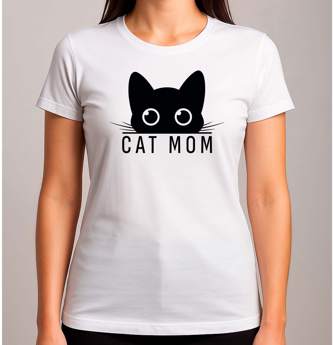 Knuffelkatmama - T Shirt - Cat - CuteCat - CatLover - CatLife - Kat - LieveKat - GrappigeKat - KattenLiefhebber - BestMom - MamaLeven