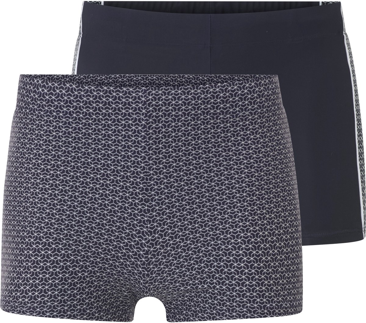 Babista herren 2-Pack Zwembroek - 08 - donkerblauw - Plus Size