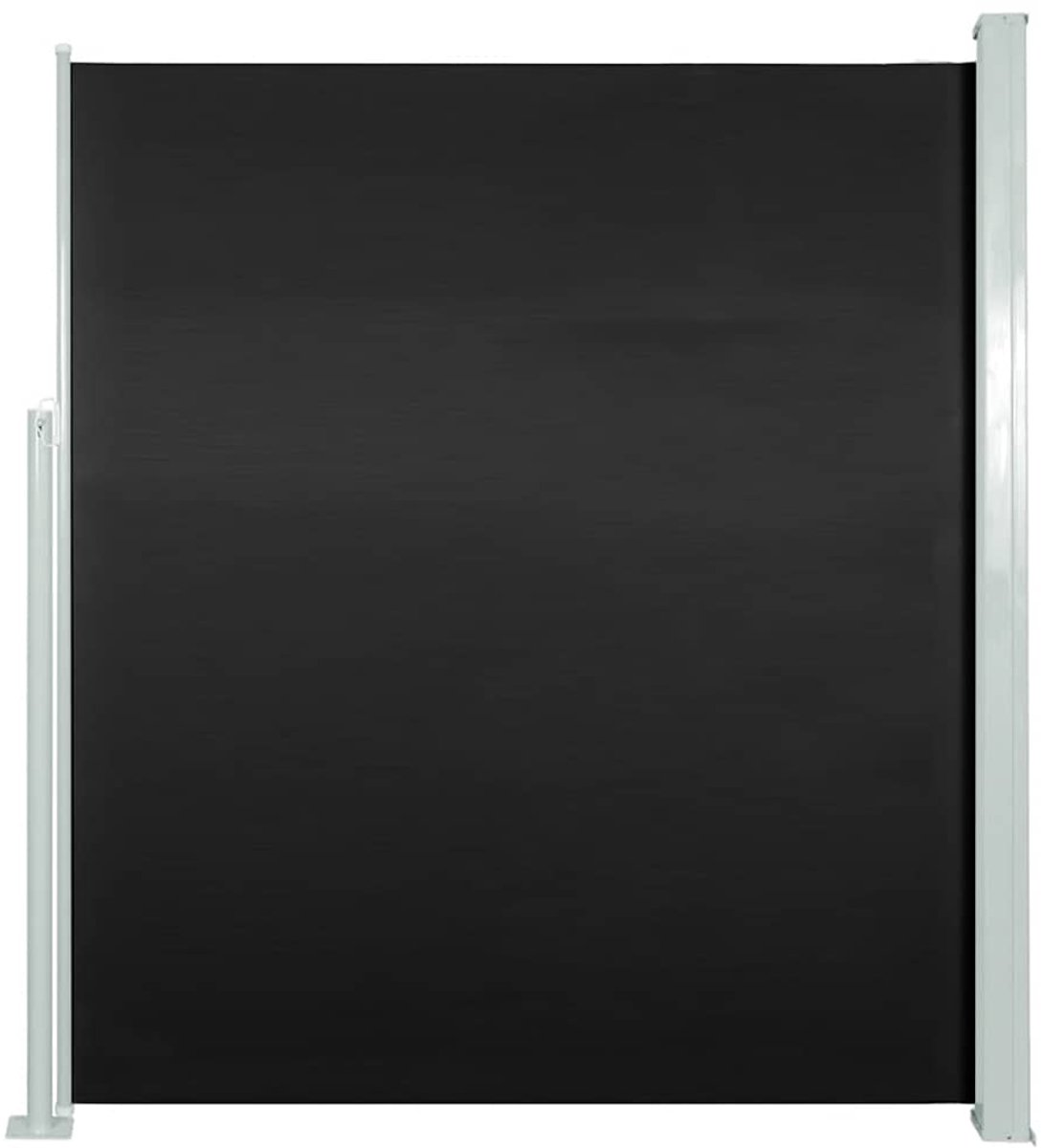 Bol.com vidaXL - Tuinscherm - uittrekbaar - 100x500 - cm - zwart aanbieding