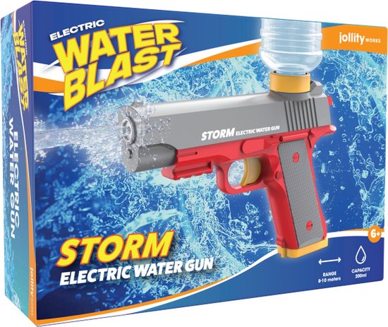 Pistolet à Eau Électrique Rechargeable – Longue Portée 9,75 M – Réservoir Double 434cc – Pistolet Automatique – Été Enfant Adulte