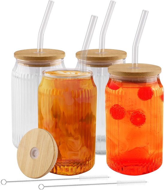 Theeglazenset 12-delig Met Handvat 250ml - Hoogwaardig Glas Vaatwasmachinebestendig