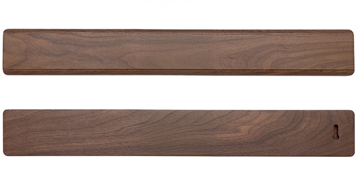 XinZuo Magnetische Messenhouder - Magneetstrip voor messen - Walnoothout - Extra lang - 50 cm