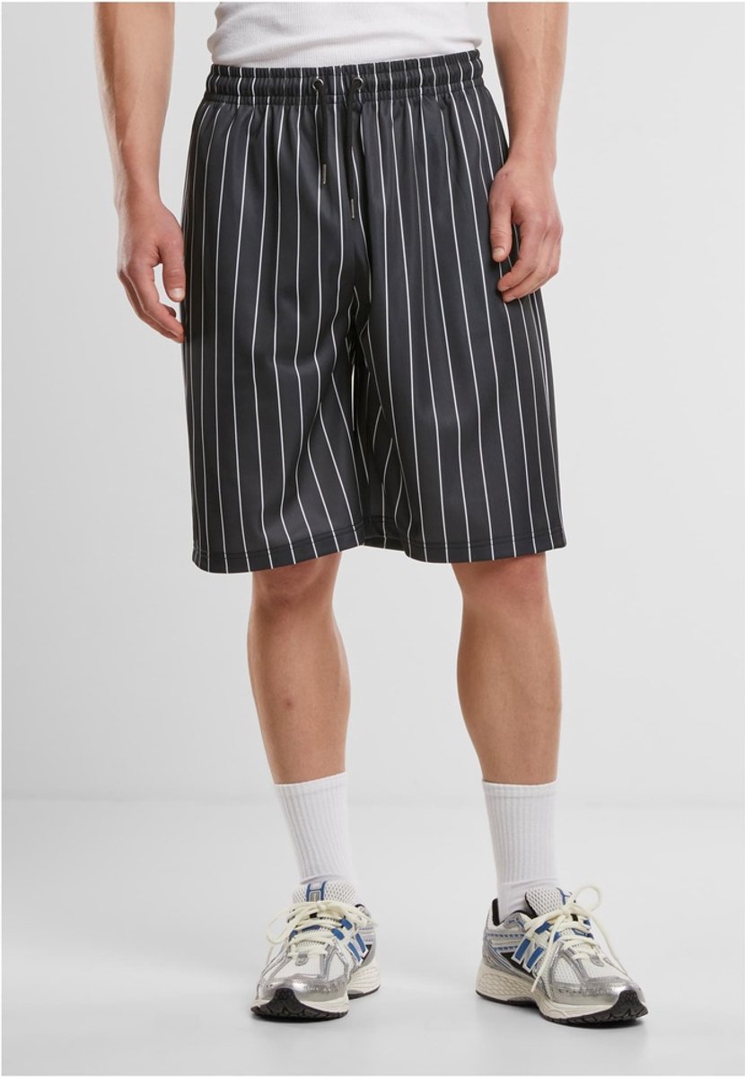 Urban Classics Pinstripe Trackshorts Korte broek Zwart