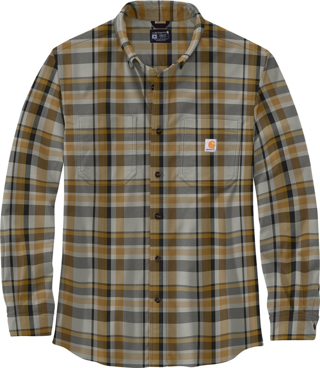 Carhartt Flanellen geruite overhemd met lange mouwen 106352 Malta
