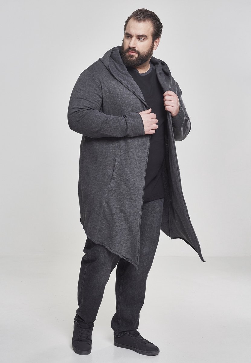 Urban Classics Long Hooded Open Edge Cardigan Cardigan actraciet L Houtskool