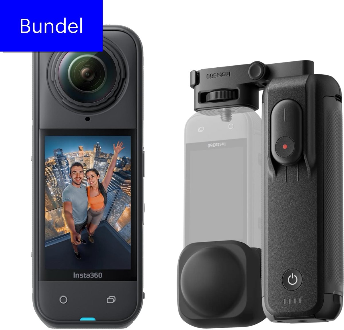 Insta360 X5 Foldable FOMO Power Handle Bundel