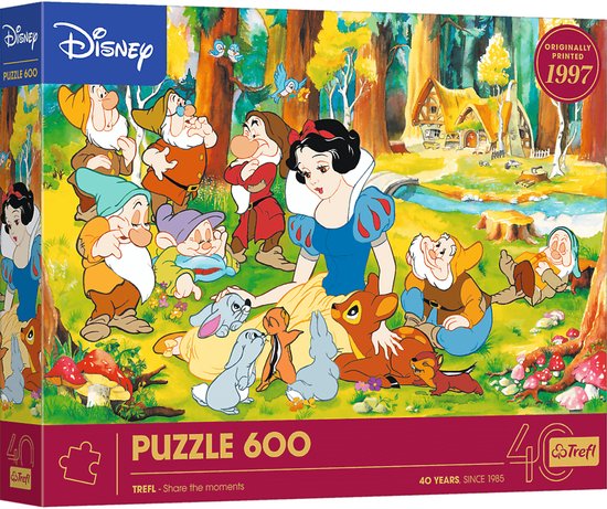 Trefl puzzel 600 stukjes - Disney Sneeuwwitje jubileum - FSC Mix. | bol