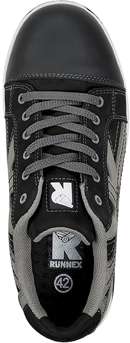 RUNNEX S3-veiligheidsitalb -schoen SportStar Zwart/Grijs