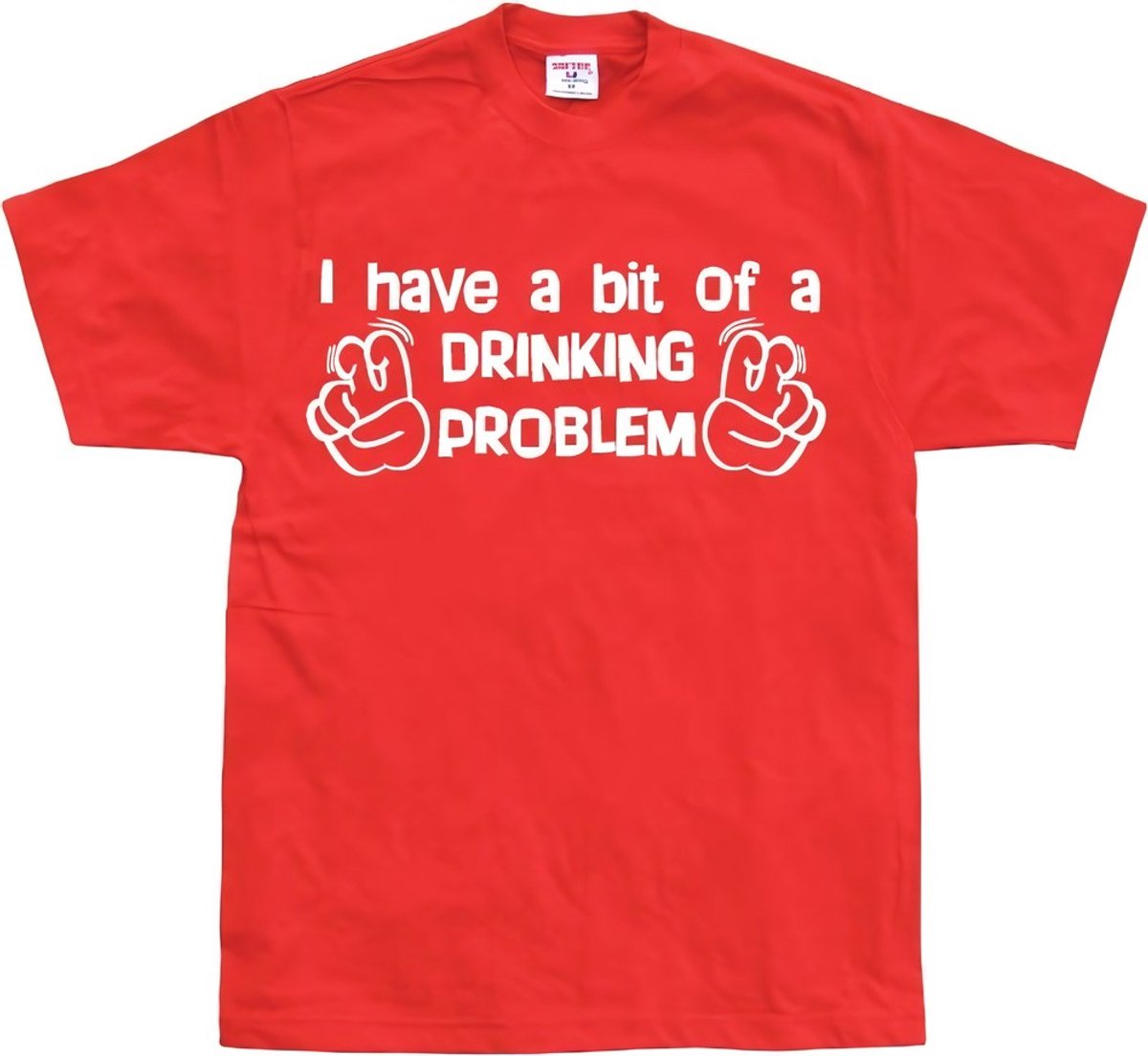 Hybris Ik heb een Bit -drinkprobleem (rood)