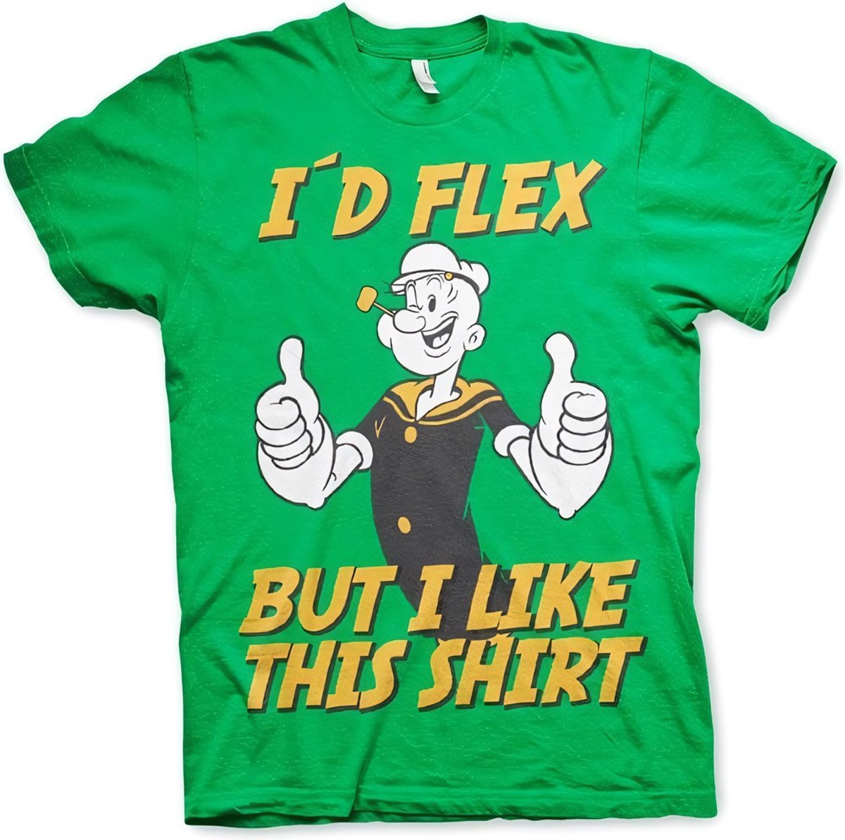 Popeye I'd Flex T-shirt Groen