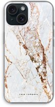 Case Company® - Coque iPhone 15 - Goud doré - Coque de téléphone souple - Protection sur tous les côtés et bord de l'écran