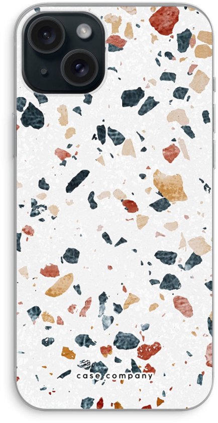 Case Company® - Coque iPhone 15 Plus - Terrazzo N°4 - Coque de téléphone souple - Protection sur tous les côtés et bord de l'écran