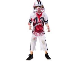 Zombie American Footballer Kinderkostuum - Rubies - Maat 7-8 Jaar