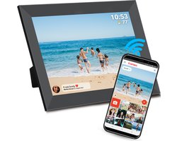 Denver Digitale Fotolijst 10.1 inch - HD - Frameo App - Fotokader - WiFi - IPS Touchscreen - 16GB - PFF1012B