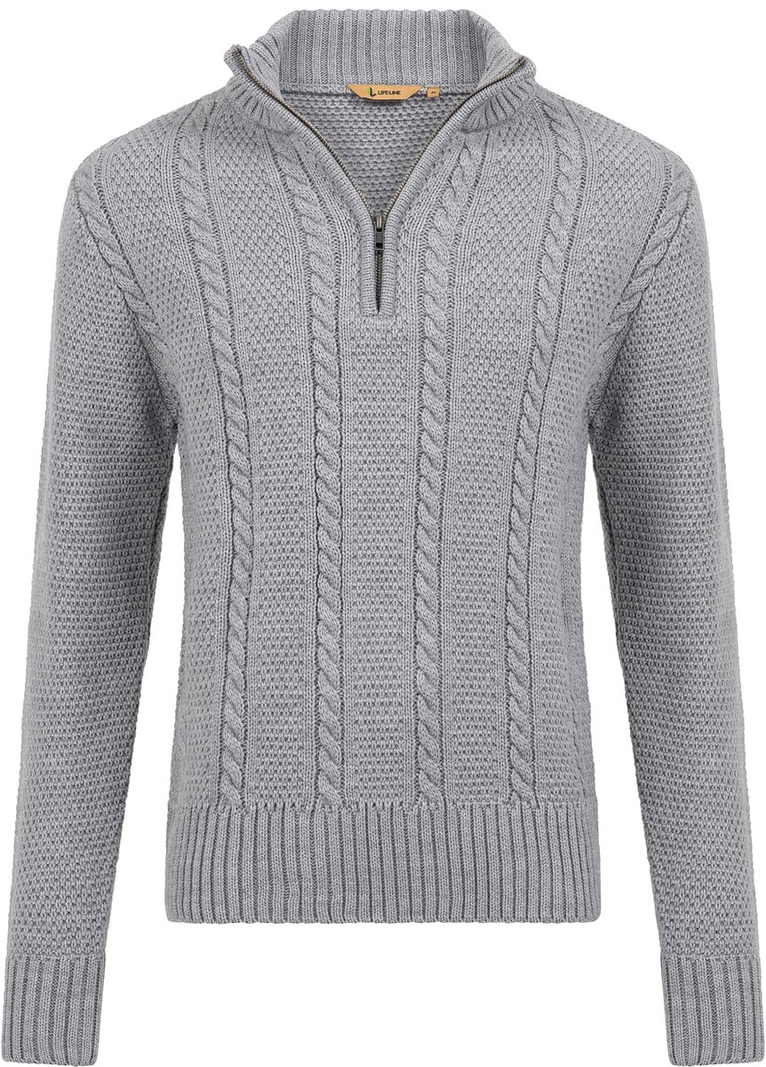 Life-line Thijz Outdoorvest Heren Grijs