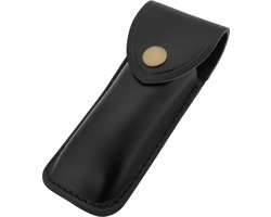 1PC Vintage Zwart Leren Schede Voor 13x3.2cm K-niveaus Compatibel Met Buck 110 Zak K-niveaus Pouch 5 Inch Vouw Hunter Multitool Gereedschappen