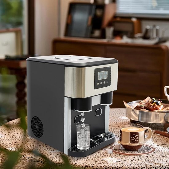 IJsblokjesmaker 3-in-1 - Snel ijs en crushed ice maken, draagbaar en compact, LCD-touch bediening van Kalorik — afbeelding 5